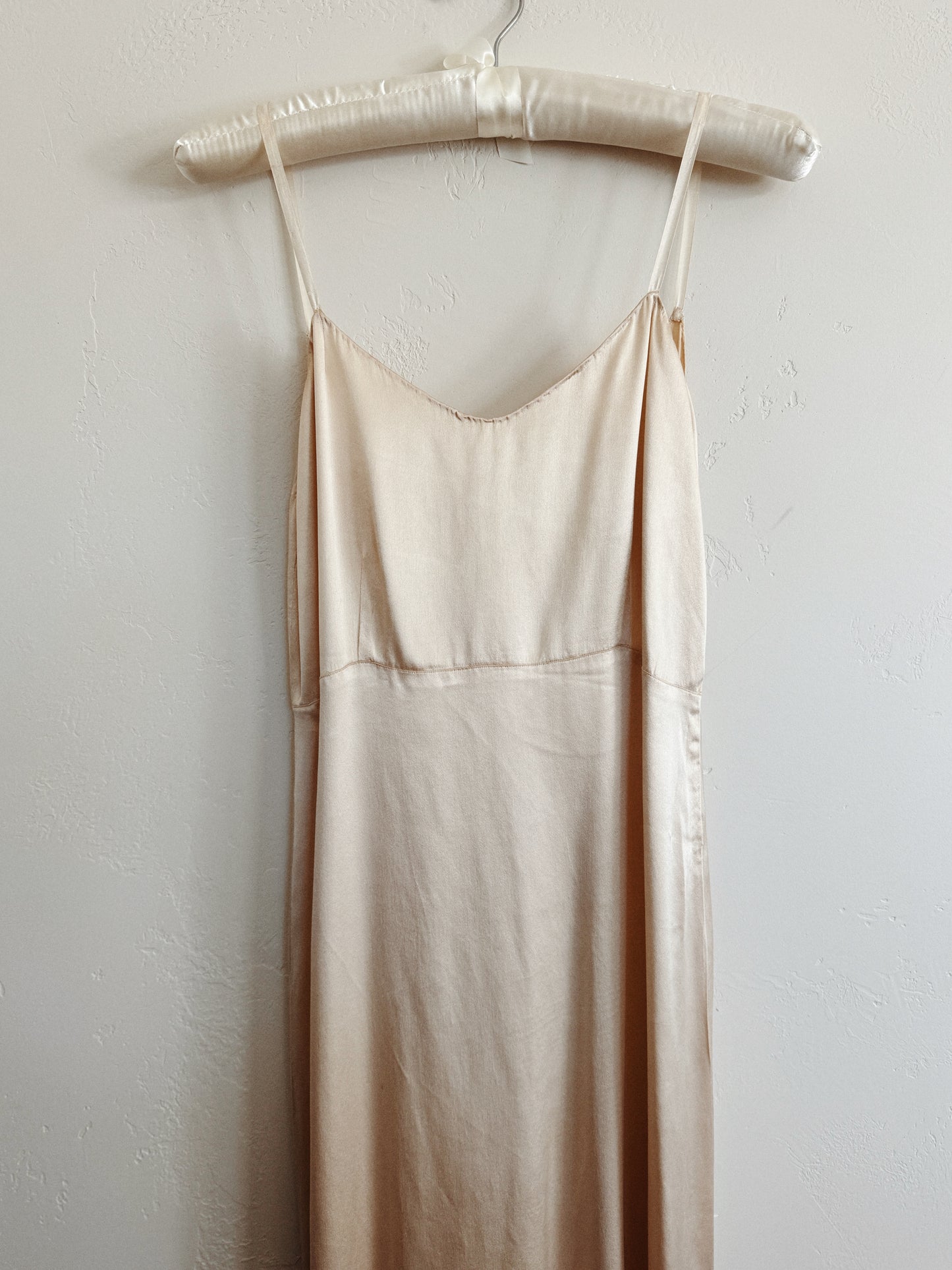 1930s White Lace + Puffed Shoulder Gown w/ Rhinestone Belt- XS/S