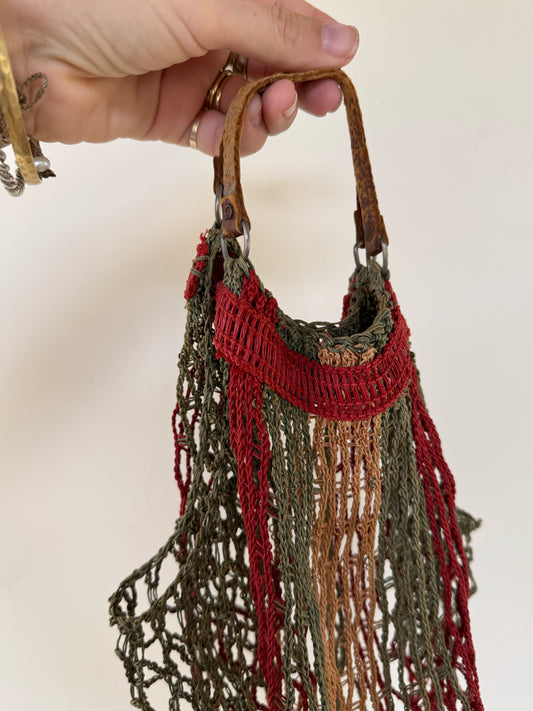 1920s Fishnet Sac Bag