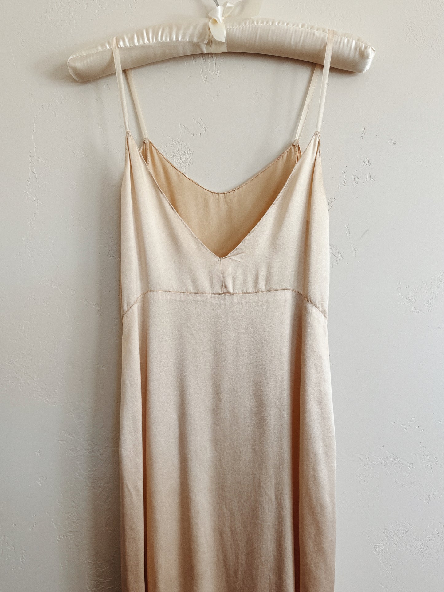 1930s White Lace + Puffed Shoulder Gown w/ Rhinestone Belt- XS/S