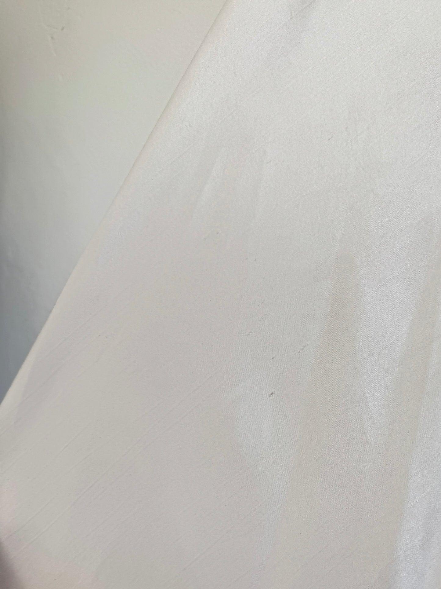 1930s Eggshell Silk Satin Bias Cut Slip Dress- M-L