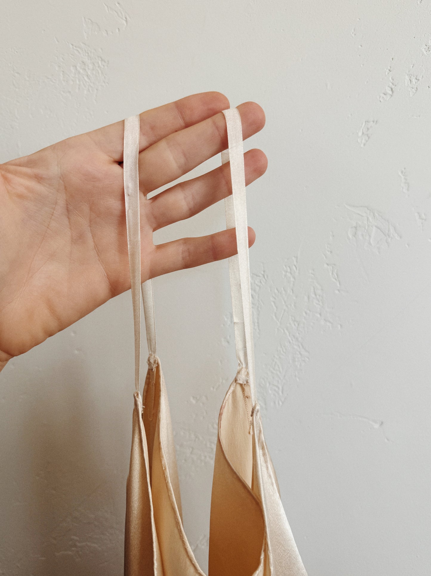 1930s White Lace + Puffed Shoulder Gown w/ Rhinestone Belt- XS/S