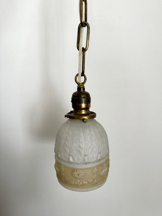 1920s/30s Art Deco Petite Pendant Light