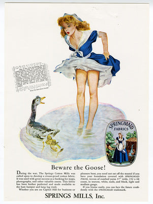 1940s/50s Novelty Springmaid Cotton Playsuit Rare- M/L