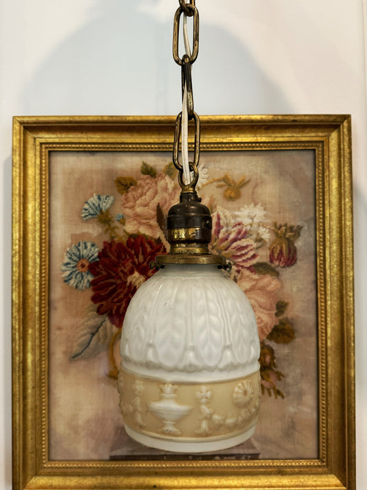 1920s/30s Art Deco Petite Pendant Light