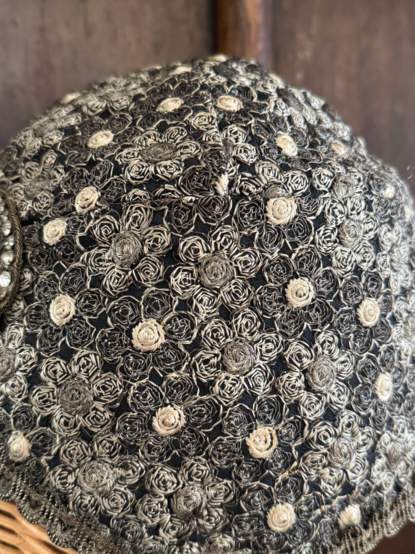 1920s Lamé Rhinestone Turban