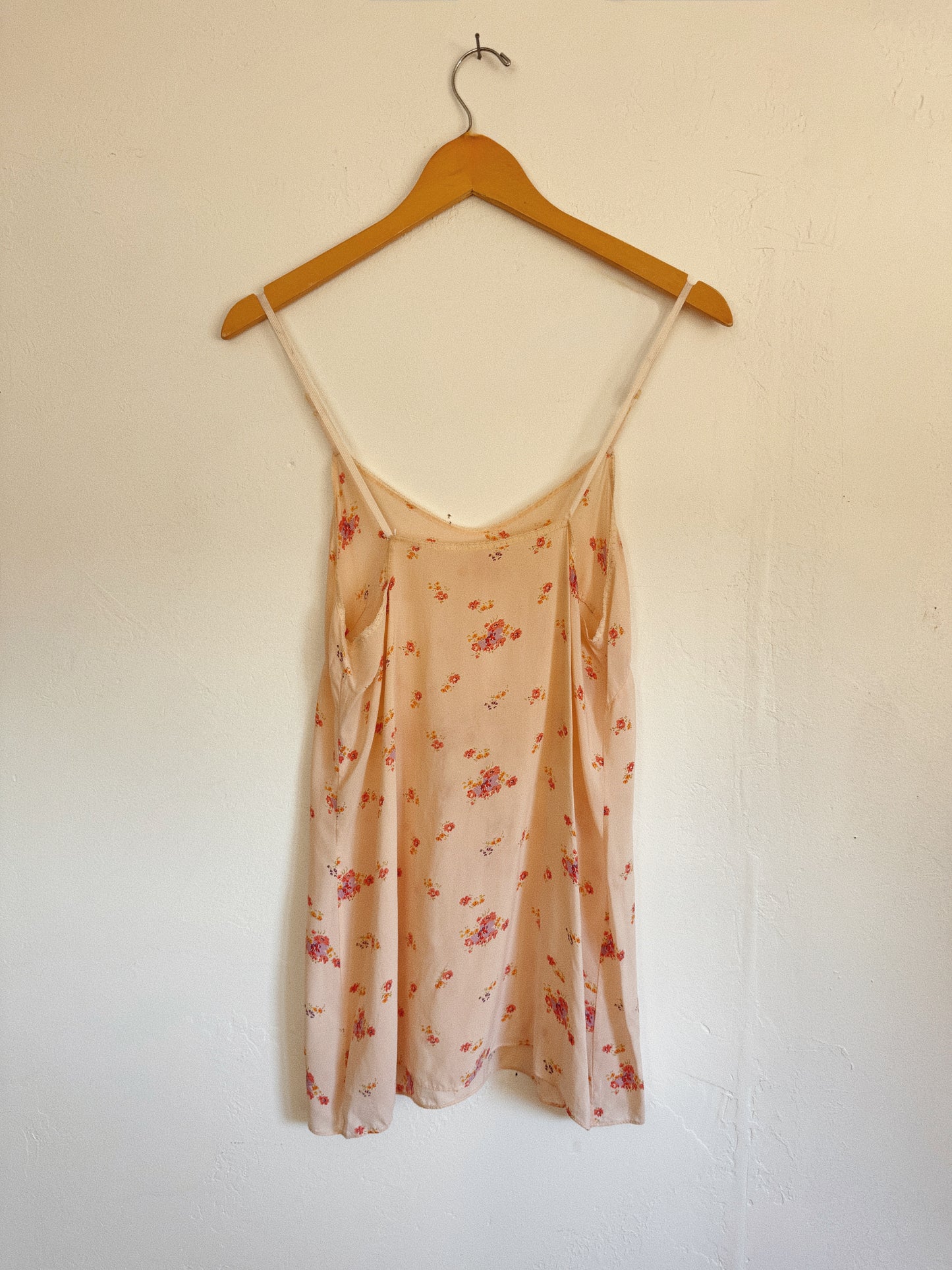 1940s Pink Floral Rayon Jersey Set- S/M-M