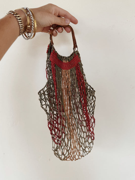 1920s Fishnet Sac Bag