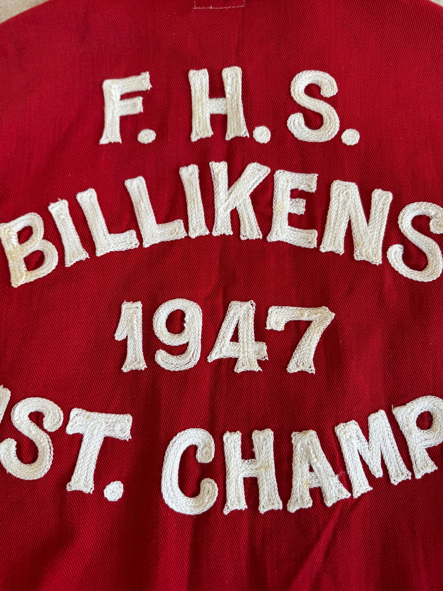 1940s Cherry Red Cropped “Evelyn” Sportswear Jacket- M