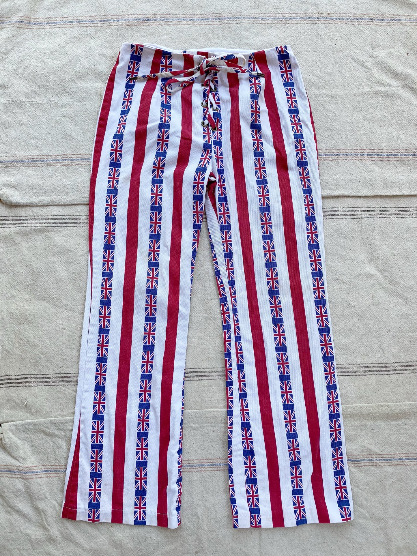1960s British Flag Lace Up Pants- 6