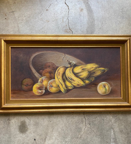 1940s Large Framed Still Life- 1.5 X 2.5’